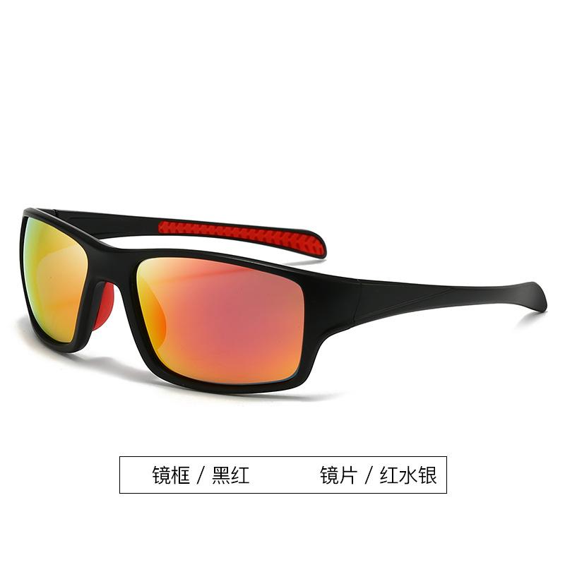 New fashion colorful cycling glasses men's outdoor UV protection sunglasses European and American sports polarized sunglasses