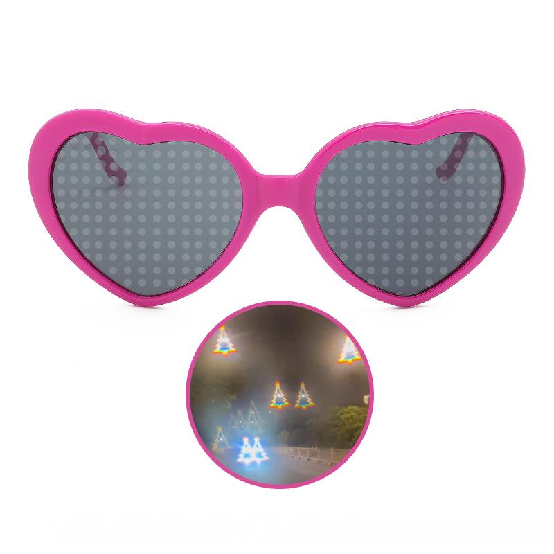 Romantic Heart-Shaped UV Protection Sunglasses - Mood Changing, Date Essential