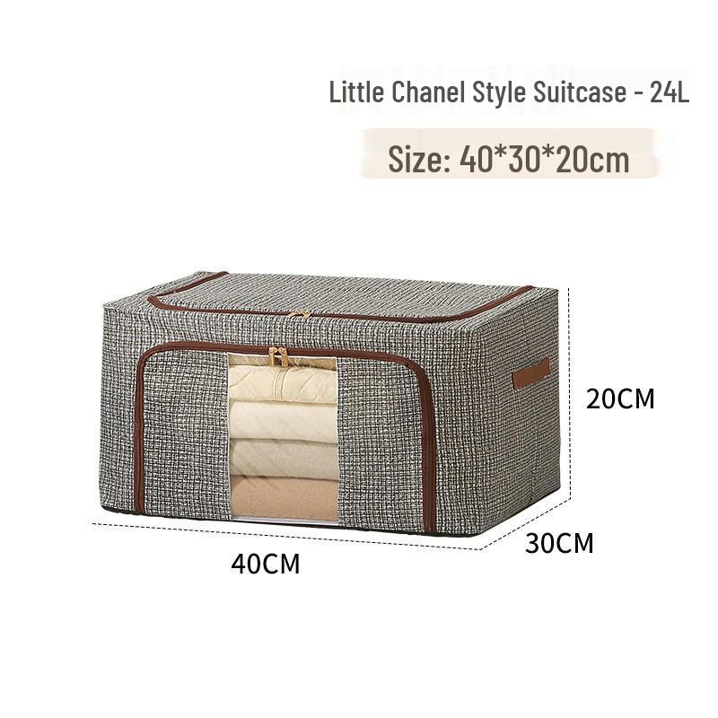 Foldable Waterproof Quilt Organizer with Large Capacity for Bedroom