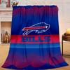 Bills Logo Blanket Flannel Throw for Sofa, Travel, Camping, Livingroom, Office, Chair and Bed Soft and Warm Holiday gifts