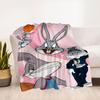 "Cartoon Basketball Player Bugs Bunny Phone Case Cover"Blanket Flannel Throw Blanket for Sofa, Bed, Travel, Camping, Office
