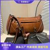 Premium Underarm Bag Women's New Fashion Retro Portable Shoulder Bag Textured Commuter Leisure Bag