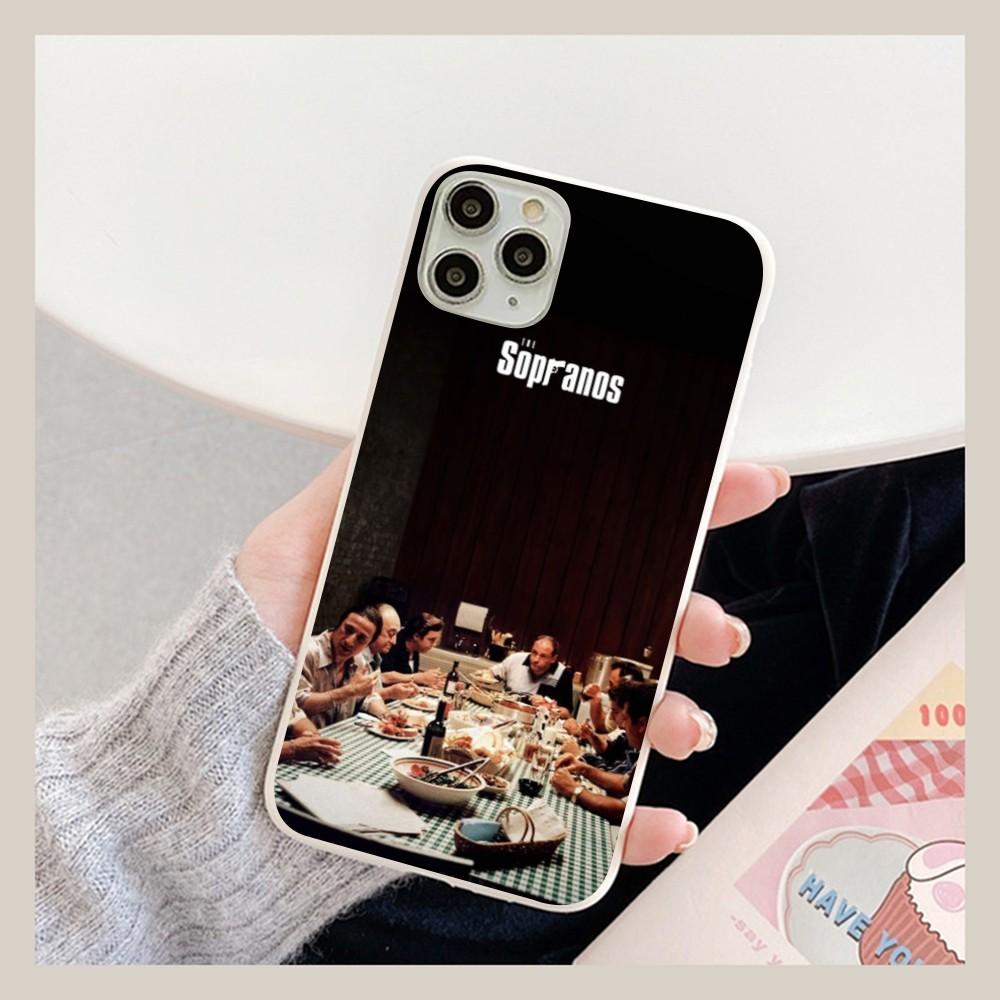 The Sopranos TV Phone Case For IPhone 14 11 12 13 Mini Pro Xs Max 8 7 6 6S Plus X XR Solid Candy Color Case