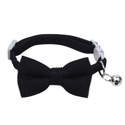 Collier de Chat Anti-Étouffement de Luxe avec Nœud Amovible