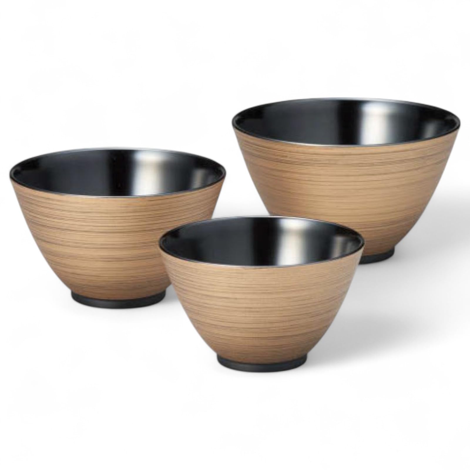 

Donburi Bowl PET Dishwasher and Microwave Made in Japan J-kitchens 3-Piece Set, (Resin)/ABS, Safe, PID-530834,