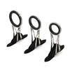 1Pcs Stainless Steel Fishing Rod Pole Line Guides Folding Guide Ring Wearproof Eye Ring Fishing Tackle Accessories Durable