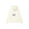 Fila Heritage Series Printed Letter Logo Hooded Sweatshirt Women Sweatshirt Ceramic-White F11W348202RIV