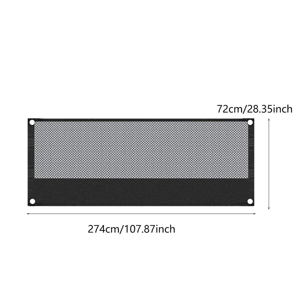 Multifunction Pet Gate Nylon Dog Barrier Indoor Outdoor Fence Protective Mesh for Kids and Animal Safety