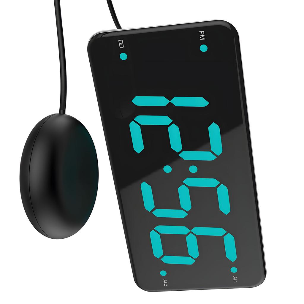 Vibrating Alarm Clocks with Bed Shaker,4Dimmers,2 Alarms and Snooze for Bedrooms Hearing Impaired Deaf Loud Alarm Clocks