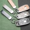 Zinc Alloy Leather Car Remote Key Case Cover For Mercedes Benz A C E S G Class GLC CLE CLA GLB GLS W177 W205 W213 W222 X167 AMG