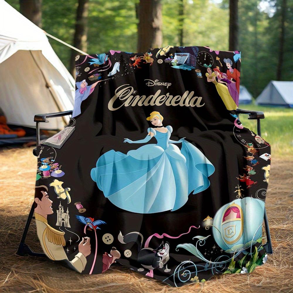 1pc, Cinderella & Prince Blanket, Soft Warm Throw for Outdoor Blankets, Gift Idea for Family and Friend, Living Room, Travel