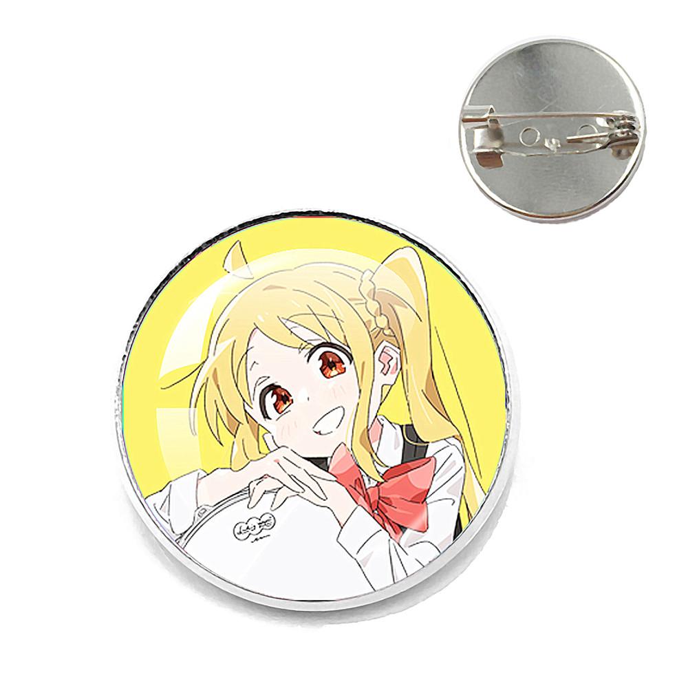Bocchi The Rock Anime Brooch Gotoh Hitori Ijichi Nijika Kita Ikuyo Yamada Ryo Cartoon Cosplay Glass Brooch Pin For Badge Gifts