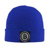 Bitcoin BTC Crypto Currency Warm Knitted Cap Winter Knit Bonnet Hat Skullies Beanies Hip Hop Caps for Unisex