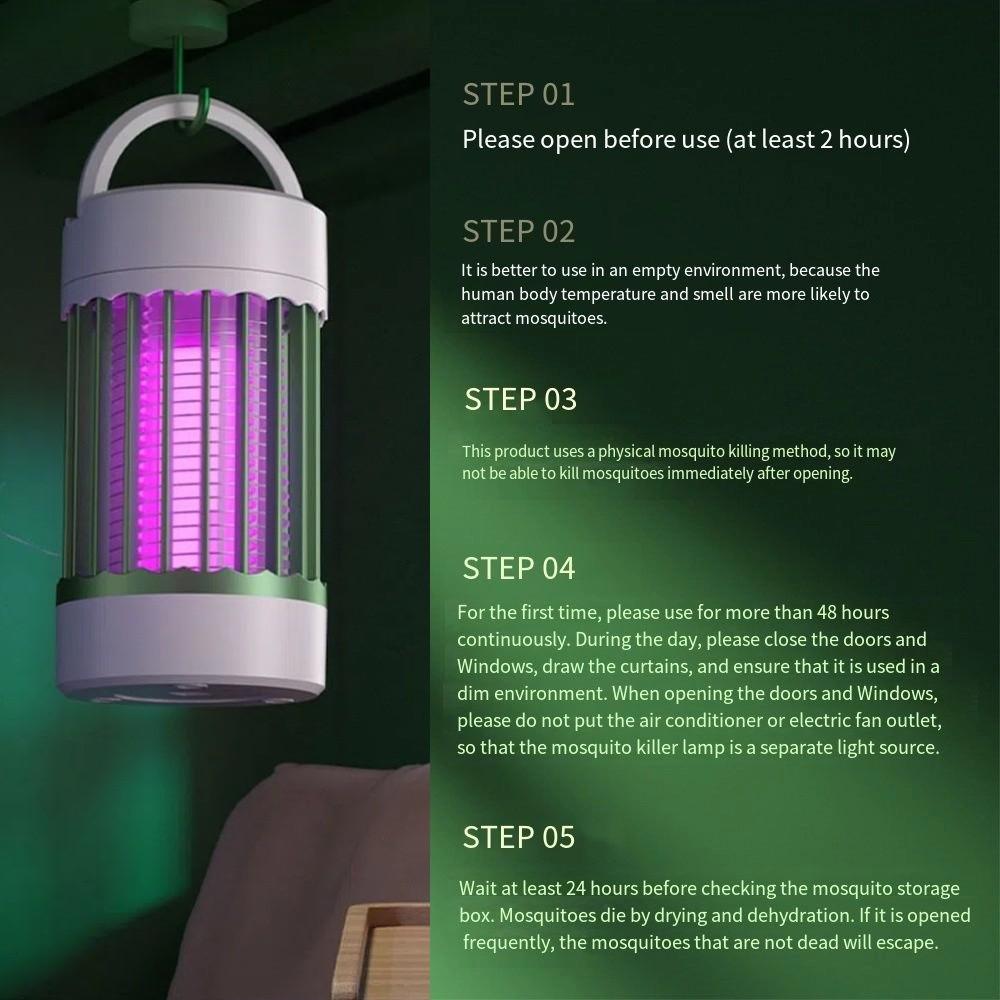 Shockproof Mosquito Lamp USB Plug-in Bug Catcher Device Plug-in Mosquito Killer  Summer