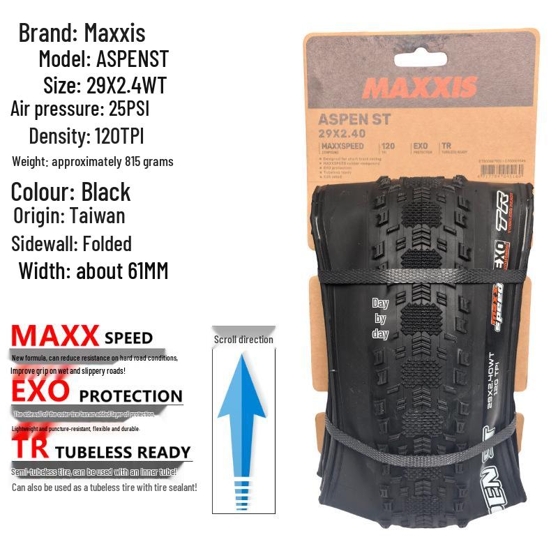 MAXXIS Aspen 27.5/29x2.1 Anvelopă MTB pliabilă off-road tubeless 650B