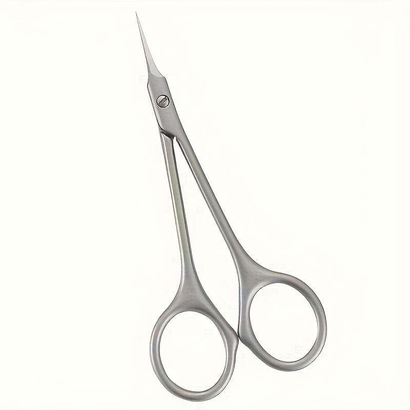 Edelstahl Gebogene Spitze Dünne Klinge Nagelhautschere Nagelknipser Trimmer Manikürewerkzeuge Augenbrauenwerkzeuge Entferner für abgestorbene Haut