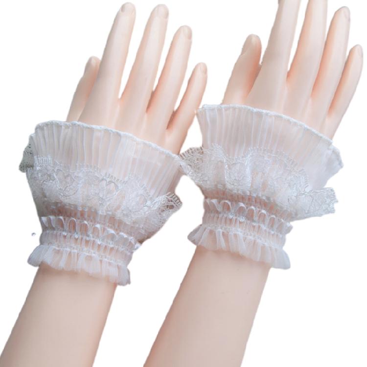 1 Pair Ladies False Sleeve Wrist Cuffs Autumn Winter Wild Sweater Decorative