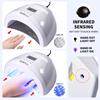 Professional UV LED Nail Dryer 30 Lamp Beads Nail Art Lamp for Gel Polish Nail Lamp 4 Timer Settings Home Manicure Equipment