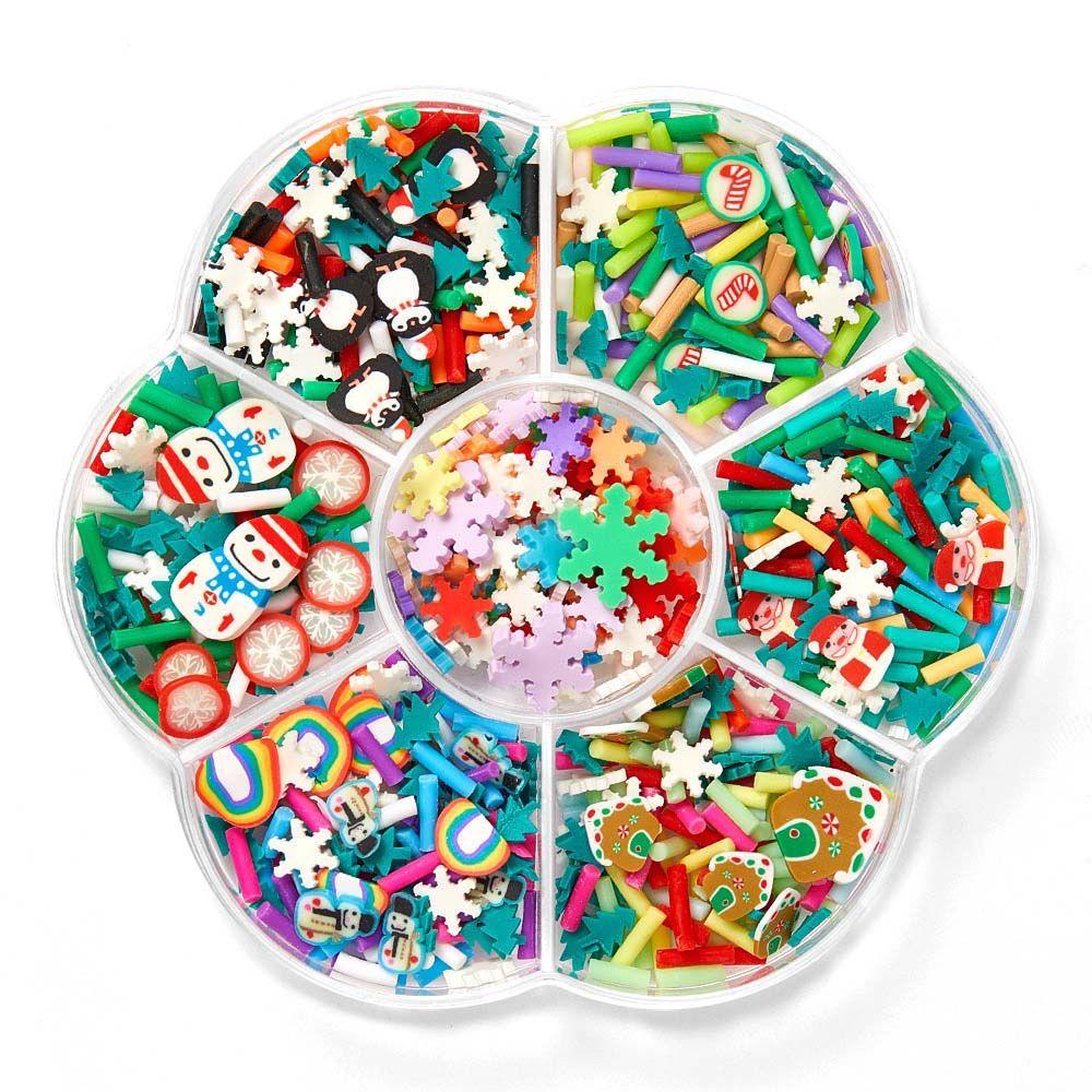 

Claus Love Heart Nails Flakes Slice Christmas Nail Decorations Snowflake Heart Nail Art Sequins A2