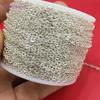 14K/18K Gold Plated O Chain For Bracelet Necklace Making Accessories 1.5mm/2mm Thin Chains DIY Jewelry Making Findings Wholesale