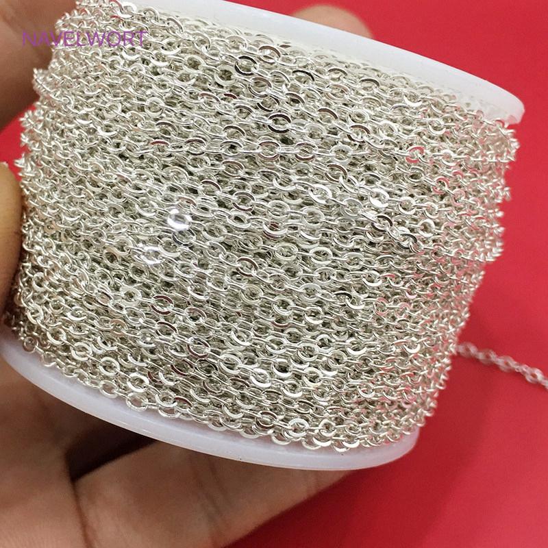

14K/18K Gold Plated O Chain For Bracelet Necklace Making Accessories 1.5mm/2mm Thin Chains DIY Jewelry Making Findings Wholesale 1.5mm-2 meters