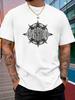 Navy Blue Unisexs Tee Gangstarr Star Logo Crew Neck Cotton Short Sleeve Hip Hop Male Street Daily Summer Soft Casual Basic Apparel