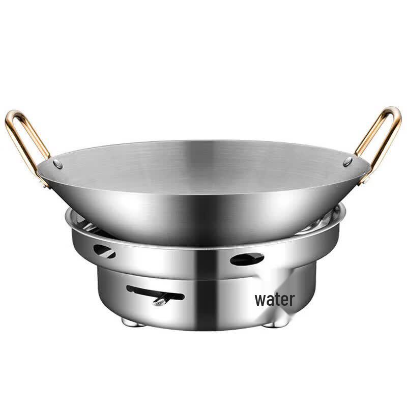 ZLIII Stainless Steel Alcohol Stove Hot Pot Set