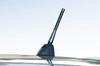 Fortune JDM Real Carbon Grooved Antenna 120 Black Carbon with Black Top/Bottom JGA-120BB