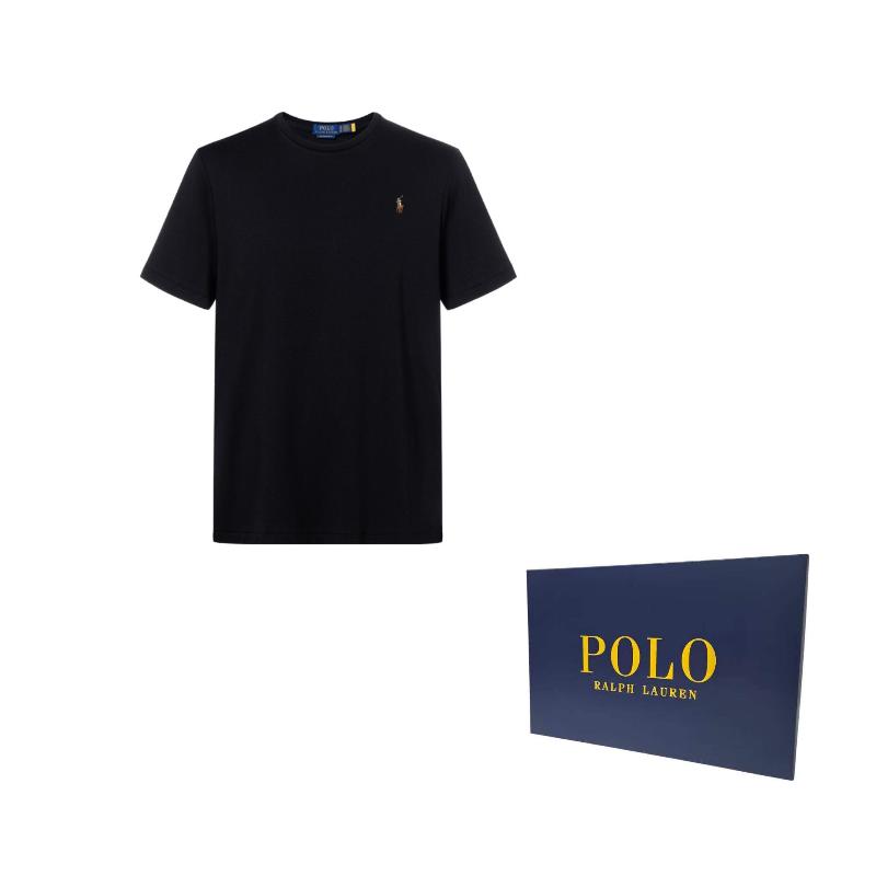 Polo Ralph Lauren Logo Embroidered Crewneck T Shirt 710740727-001