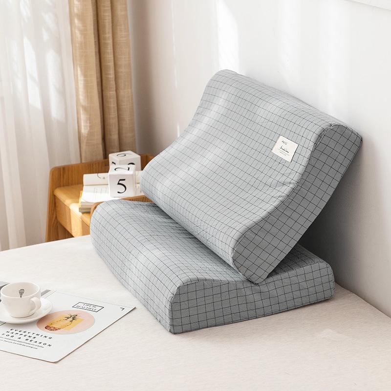 

Латексна подушка з піни з пам яттю з наволочкою з праної бавовни 60x40 см, дитячий розмір 50x30 см 50x30 cm No Pillow