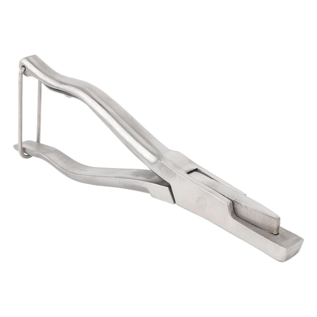 Animal Ear Tag Pliers Stainless Steel U Shape Notcher Livestock Farm Equipment for Neatly Notched Marking
