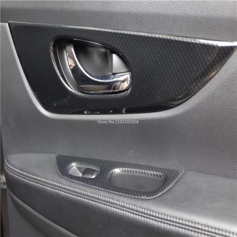 LHD RHD interior Accessories For Nissan X Trail T32 X-trail 2014- door armrest window button switch gear shift panle cover