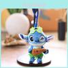 Pluszowy Breloczek Stitch z Wzorem Koszulki z Ananasem i Kwiatkiem na Torby i Klucze