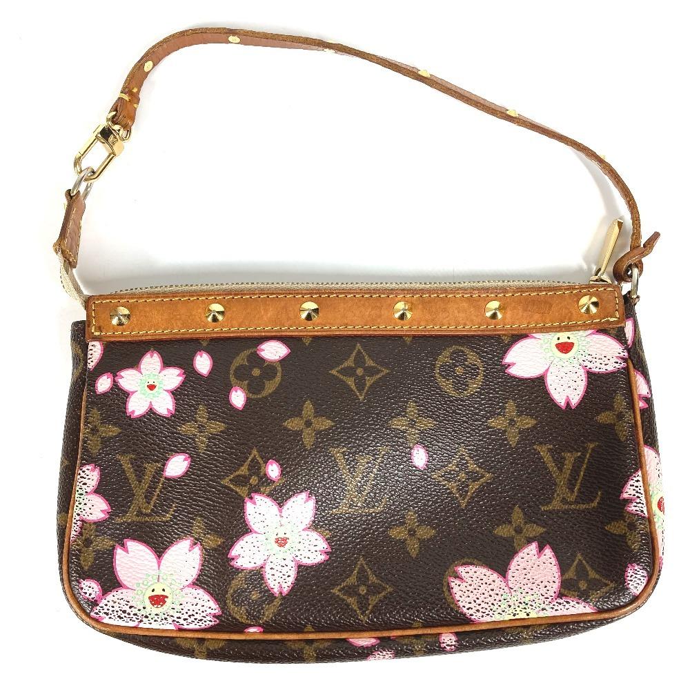 Louis Vuitton M92006 Monogram Cherry PochetteAccessoires Mini Hand Bag Pouch