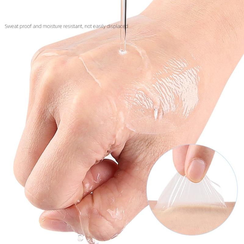 10 Pieces Clear Invisible Neck Support Patches Sweatproof Convenient Easy Application Gentle On Skin