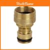 Premium Solid Brass Hose Pipe Connector With Classic Gold Finish For Effortless Watering
