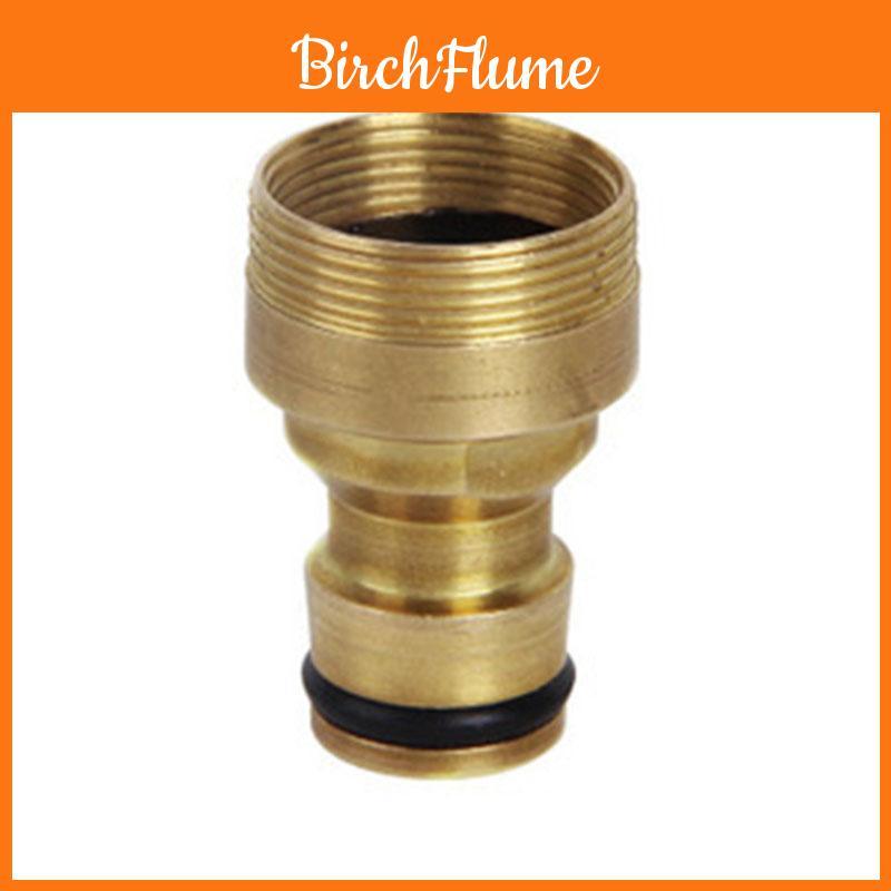 Premium Solid Brass Hose Pipe Connector With Classic Gold Finish For Effortless Watering