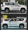 Toyota Prado 10-22 Models Car Body Color Stripe Decal Waistline Sticker.