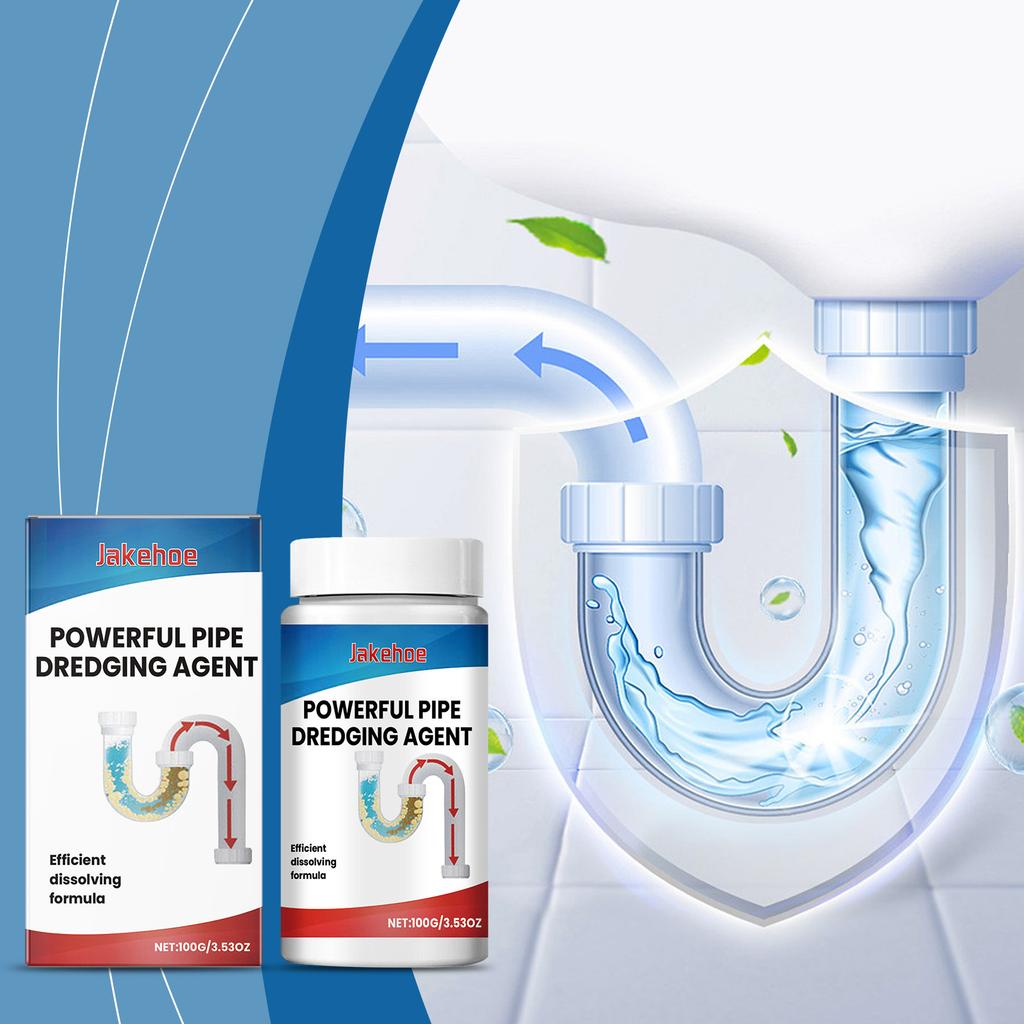JAKEHOE Pipe Unclogger Clean & Decontaminate Clogged Pipes Unclog Kitchen Toilet Drain Freshener