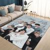 SKZ Kpop Stray Kids Star Cartoon 3D Carpet Rug for Living Room Bedroom Home Sofa Decoration,Kids Play Non-slip Floor Mat
