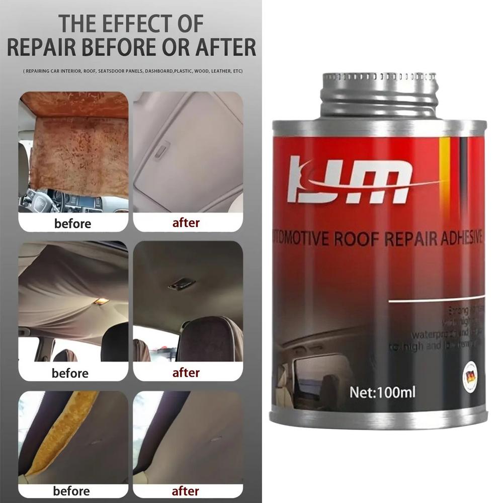 Headliner Repair Glue 100ml Automotive Interior Repair Glue Quick Automotive Interior Fix Strong Solution For Car Headliner &