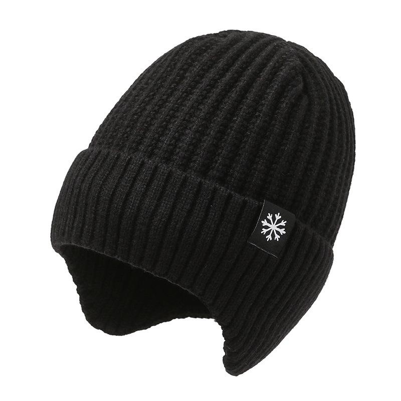 Men's Winter Wool Hat & Scarf Set: Thickened, Ear-Protecting, Cold-Proof, Warm, Knitted, Ideal for Riding