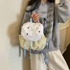Schoolbag Korean Cartoon Drawstring Backpack Women's 1011 New Daily Travel Girl Style Schoolbag Light Class Commute