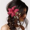 Raffinato Ornamento Floreale Artificiale per Capelli Parrucca per Uso Quotidiano Decorazioni per Capelli da Sposa per Occasioni Speciali e Abiti Casual