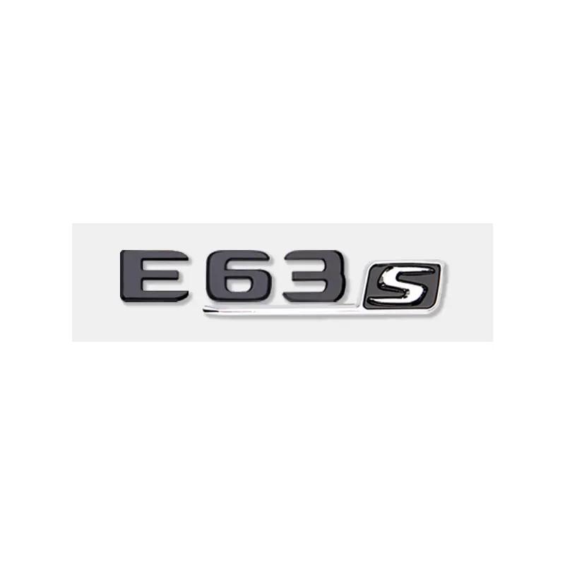 ZZUH8 E63S Logo Badge Car Stickers for Mercedes Benz E63 Refitted Eclass 6.3AMG Fender Side Labelflag New Old Rear Trunk Displacement