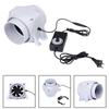 4 inch/110 mm Afzuigventilator 16W Kleine DC Blazerset Keuken Afzuigkap Voor Badkamer Pijp Geschikt Voor Huizen, Kantoren, Restaurants, Tuin