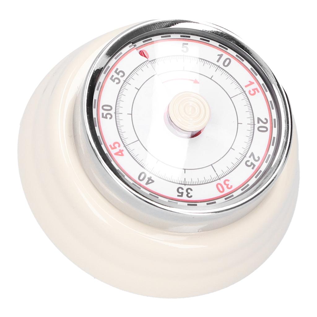 Temporizador de Cozinha Mecânico Relógio de Cozinhar Estudar Redondo Lembrete Estudante Gerenciador de Tempo