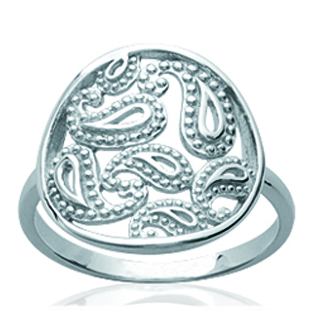 Inel de argint 'Coregrafie' - 18 mm