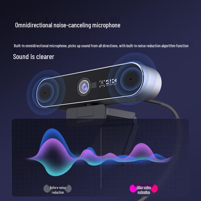 Aoni NX3Pro 4K AI Autofocus Webcam