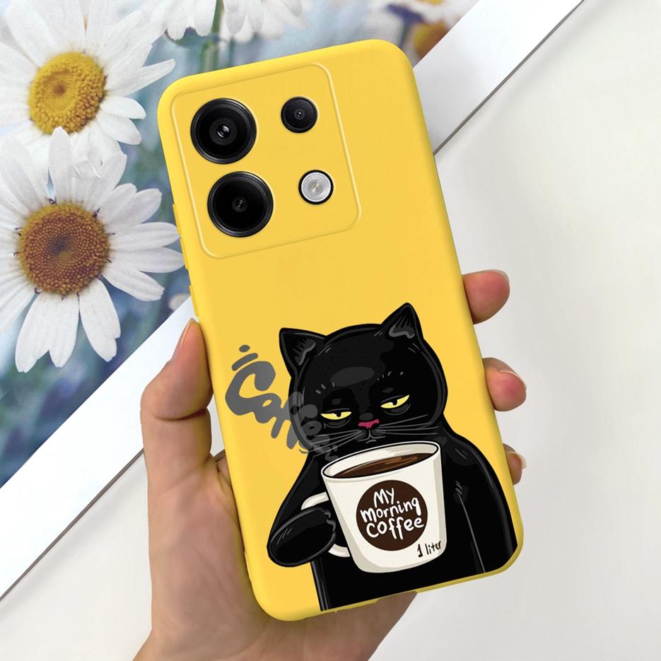 For Xiaomi Redmi Note 13 4G Case Cute Fashion Cartoon Cover Soft Silicone Phone Case For Redmi Note 13 Pro Plus Note13 5G Bumper